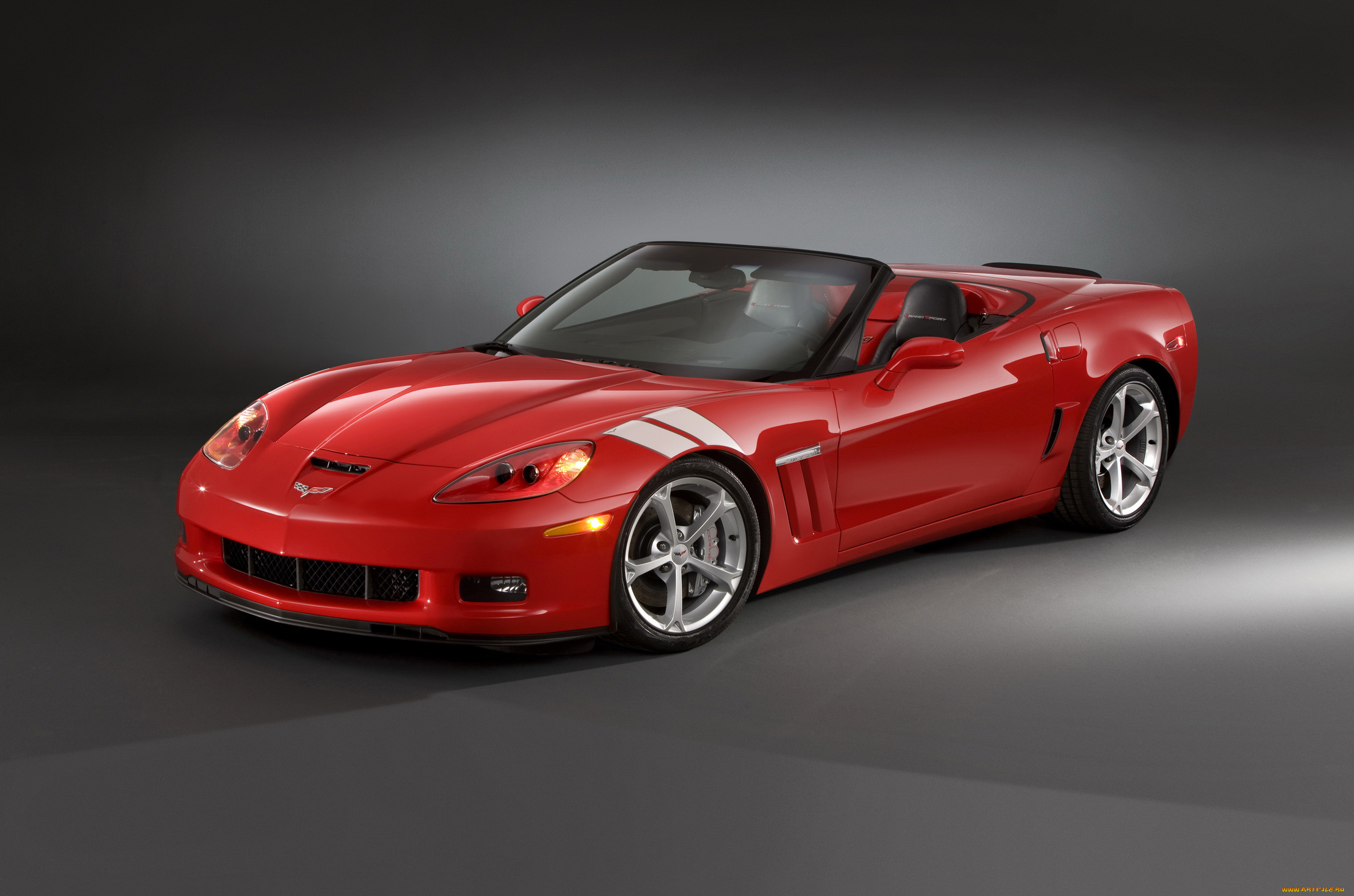 2010, chevrolet, corvette, c6, convertible, grand, sport, 